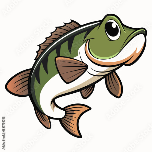 frog with a fish