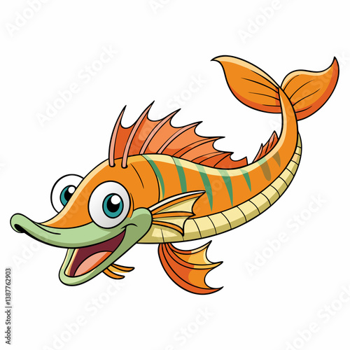 vector illustration of fish
