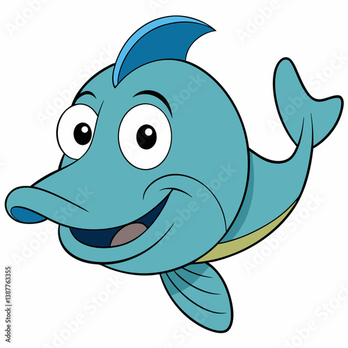 funny cartoon fish