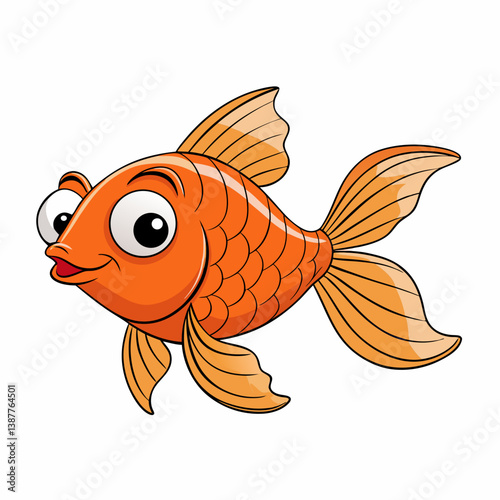 goldfish in a glass