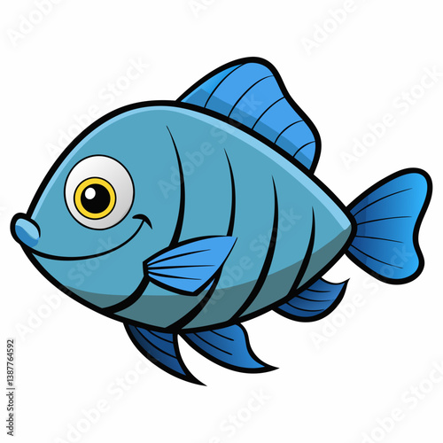 fish on a white background