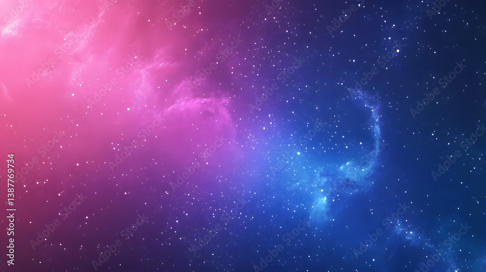 Obraz premium Galaxy Gradient illustration plain background