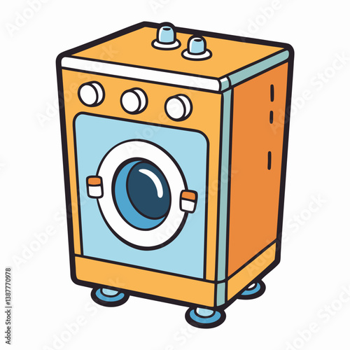 washing machine vector