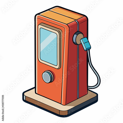 vintage gas pump