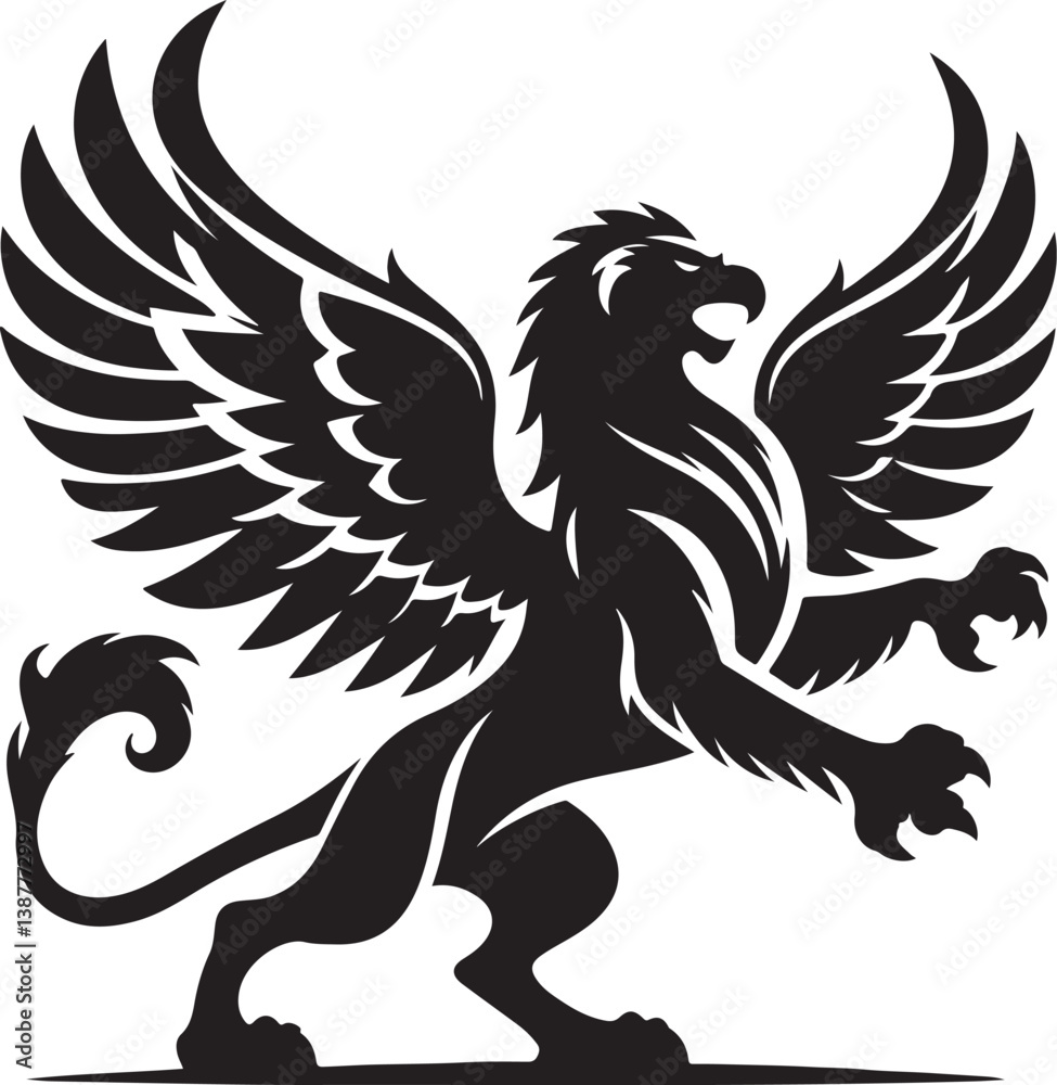 Fototapeta premium Griffin logo vector