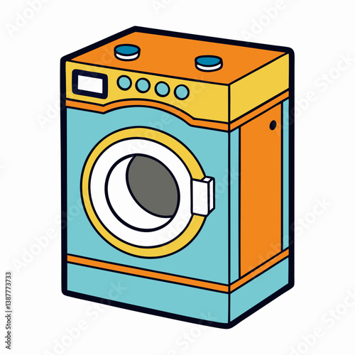 washing machine vector