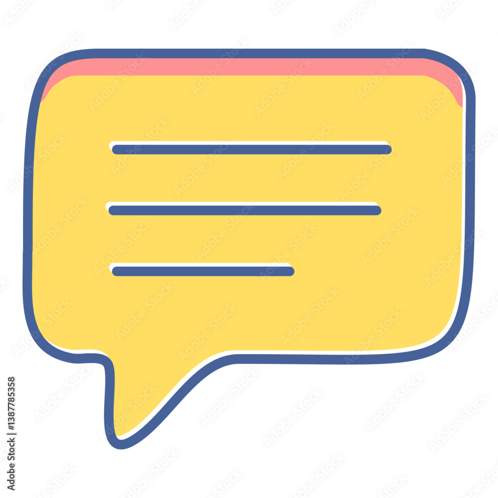 Message Pop Illustration Message Pop Illustration