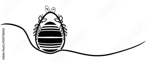 ester egg - line art ester