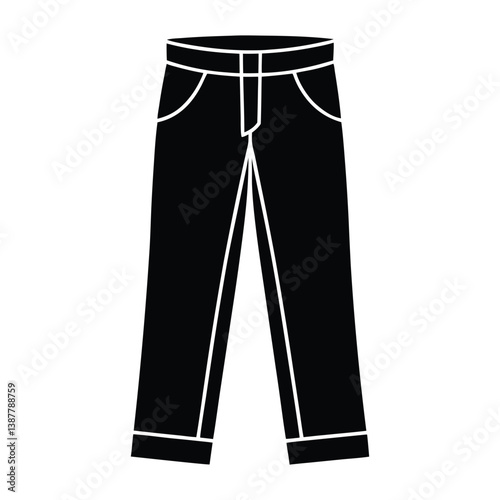 vector illustration of pants