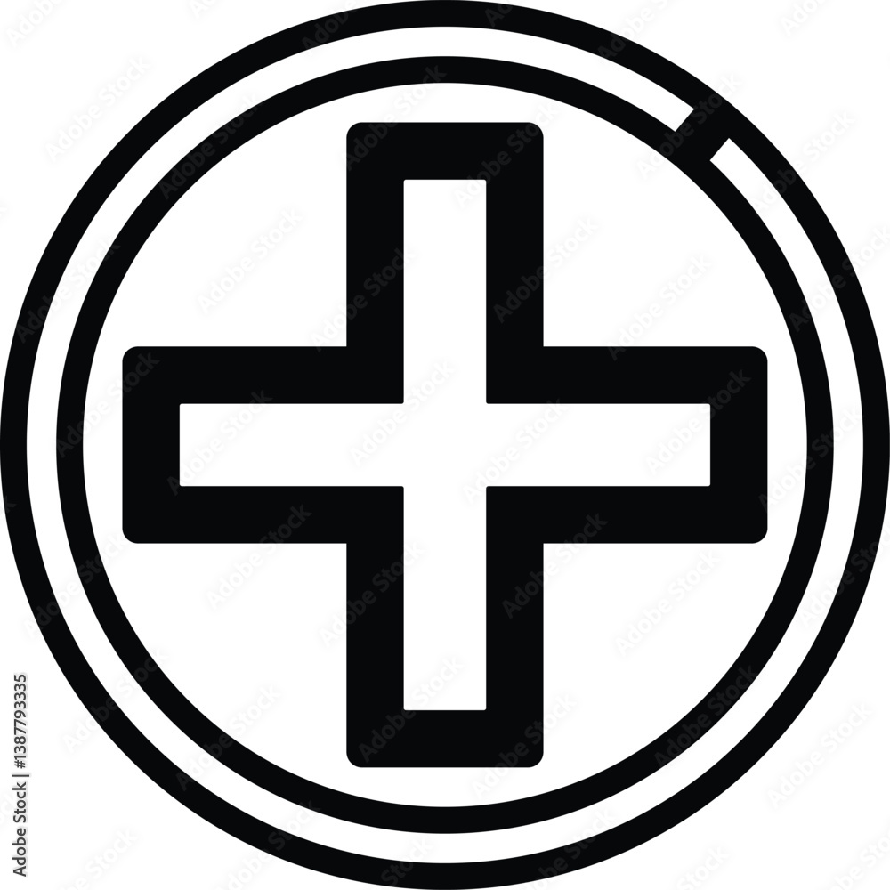 Obraz premium plus symbol icon