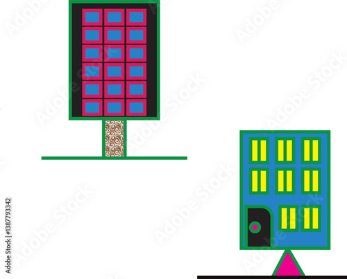 vector illustration of a house