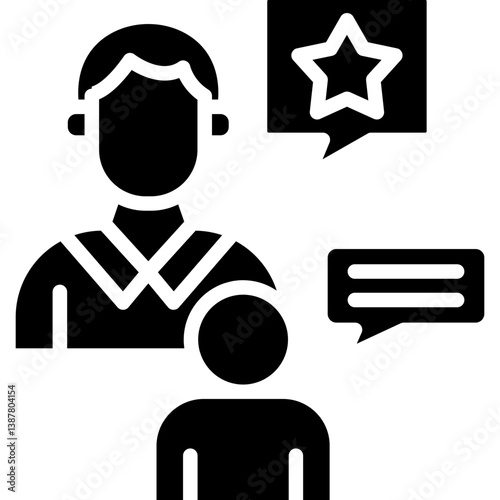 Mentorship Icon Vector Element
