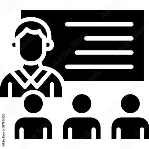 Mentorship Icon Vector Element