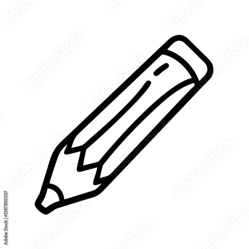 Pencil icons symbolize creativity and artistic expression. Essential for drawing, writing, and educational themes, these designs reflect the art of communication through simple tools.