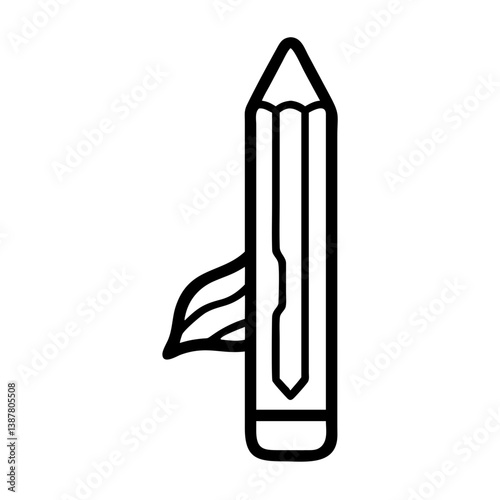 Pencil icons symbolize creativity and artistic expression. Essential for drawing, writing, and educational themes, these designs reflect the art of communication through simple tools.
