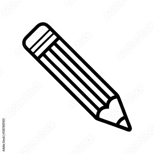 Pencil icons symbolize creativity and artistic expression. Essential for drawing, writing, and educational themes, these designs reflect the art of communication through simple tools.