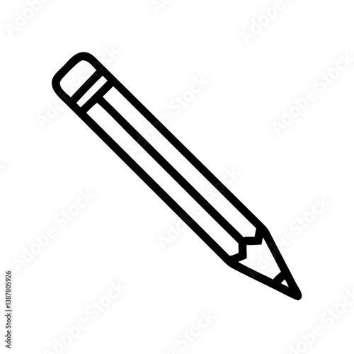 Pencil icons symbolize creativity and artistic expression. Essential for drawing, writing, and educational themes, these designs reflect the art of communication through simple tools.