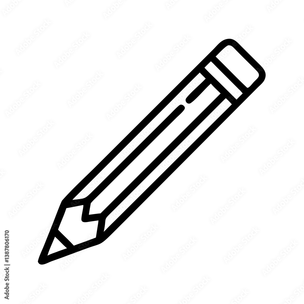 Pencil icons symbolize creativity and artistic expression. Essential for drawing, writing, and educational themes, these designs reflect the art of communication through simple tools. Pencil icons symbolize creativity and artistic expression. Essential for drawing, writing, and educational themes, these designs reflect the art of communication through simple tools.