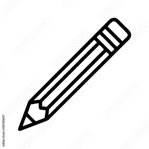 Pencil icons symbolize creativity and artistic expression. Essential for drawing, writing, and educational themes, these designs reflect the art of communication through simple tools.