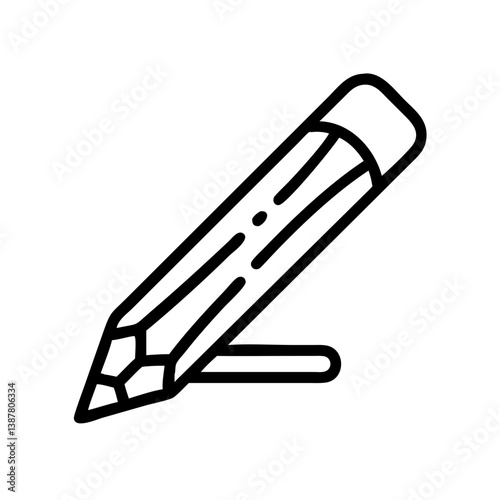 Pencil icons symbolize creativity and artistic expression. Essential for drawing, writing, and educational themes, these designs reflect the art of communication through simple tools.