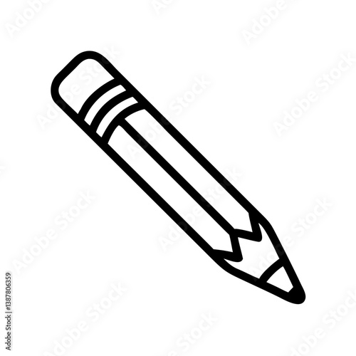 Pencil icons symbolize creativity and artistic expression. Essential for drawing, writing, and educational themes, these designs reflect the art of communication through simple tools.