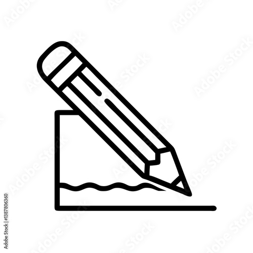 Pencil icons symbolize creativity and artistic expression. Essential for drawing, writing, and educational themes, these designs reflect the art of communication through simple tools.