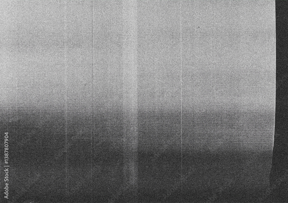 Fototapeta premium Photocopies of a black and white sheet of paper with a background or texture with grain and noise illustration