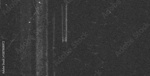 Photocopies of a black and white sheet of paper with a background or texture with grain and noise illustration