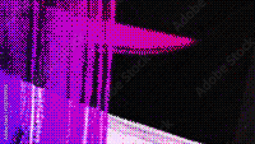pixelated Halftone Abstract Concept Background