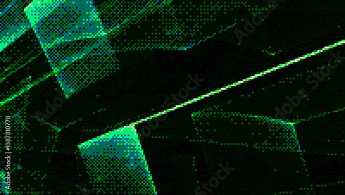 Halftone Dot Pixel Texture Background
