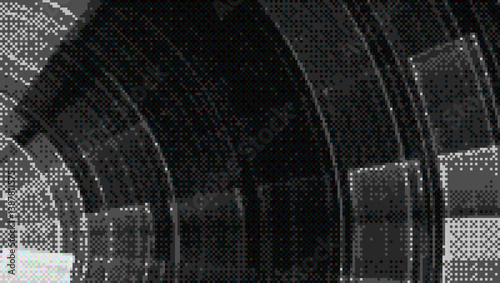 Pixel Halftone Light Background