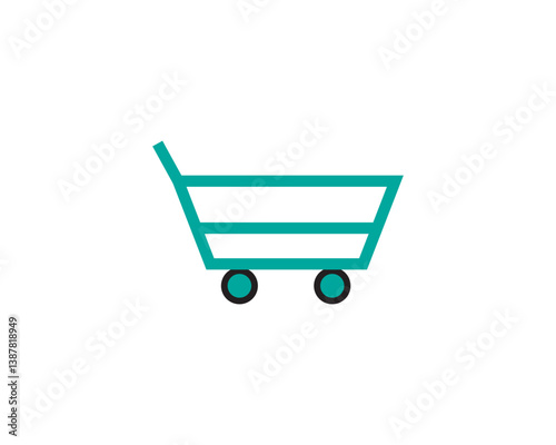  Fresh supermarket Organic store logo design and Shopping bag line icon,Modern Logo design.