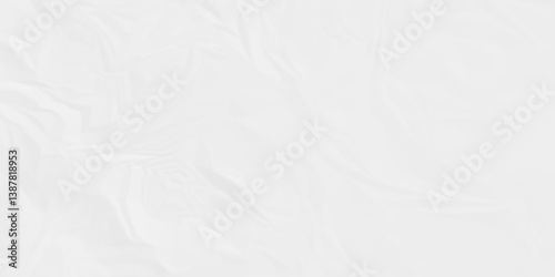 White paper texture is crumpled paper texture. White crumpled and creased paper texture. white crumpled blank paper texture. Grunge paper texture.