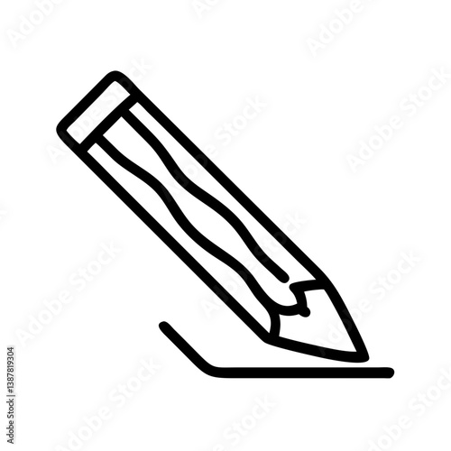 Pencil icons symbolize creativity and artistic expression. Essential for drawing, writing, and educational themes, these designs reflect the art of communication through simple tools.