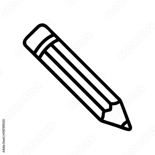 Pencil icons symbolize creativity and artistic expression. Essential for drawing, writing, and educational themes, these designs reflect the art of communication through simple tools.