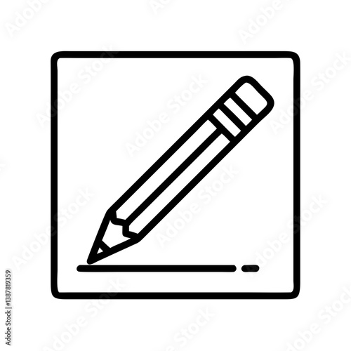 Pencil icons symbolize creativity and artistic expression. Essential for drawing, writing, and educational themes, these designs reflect the art of communication through simple tools.