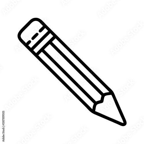 Pencil icons symbolize creativity and artistic expression. Essential for drawing, writing, and educational themes, these designs reflect the art of communication through simple tools.