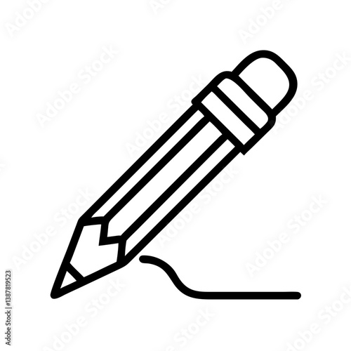 Pencil icons symbolize creativity and artistic expression. Essential for drawing, writing, and educational themes, these designs reflect the art of communication through simple tools.