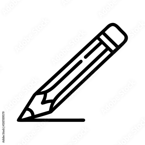 Pencil icons symbolize creativity and artistic expression. Essential for drawing, writing, and educational themes, these designs reflect the art of communication through simple tools.