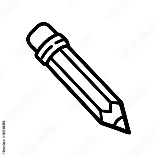 Pencil icons symbolize creativity and artistic expression. Essential for drawing, writing, and educational themes, these designs reflect the art of communication through simple tools.