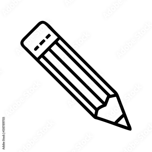 Pencil icons symbolize creativity and artistic expression. Essential for drawing, writing, and educational themes, these designs reflect the art of communication through simple tools.