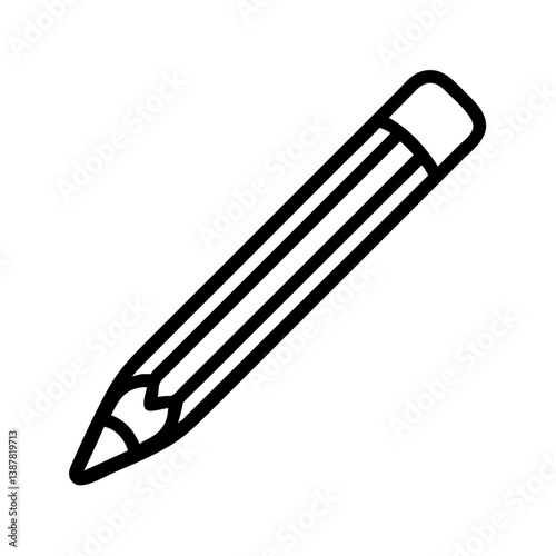 Pencil icons symbolize creativity and artistic expression. Essential for drawing, writing, and educational themes, these designs reflect the art of communication through simple tools.