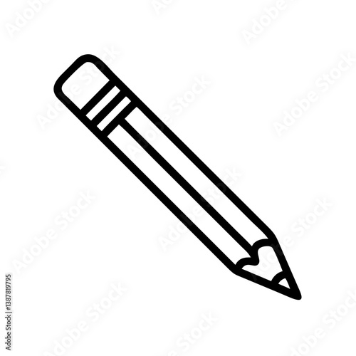 Pencil icons symbolize creativity and artistic expression. Essential for drawing, writing, and educational themes, these designs reflect the art of communication through simple tools.