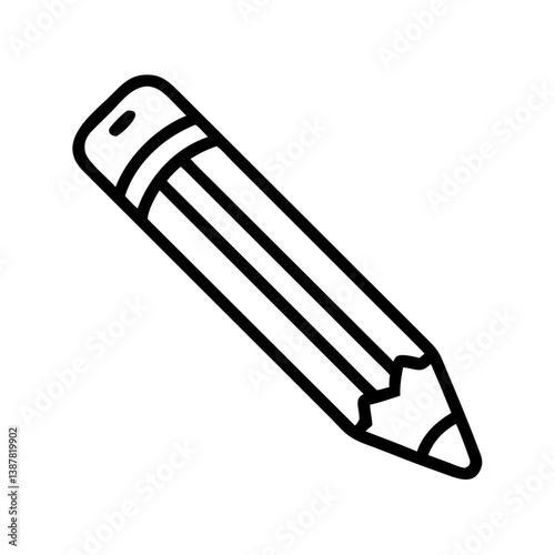Pencil icons symbolize creativity and artistic expression. Essential for drawing, writing, and educational themes, these designs reflect the art of communication through simple tools.