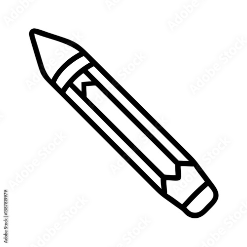 Pencil icons symbolize creativity and artistic expression. Essential for drawing, writing, and educational themes, these designs reflect the art of communication through simple tools.