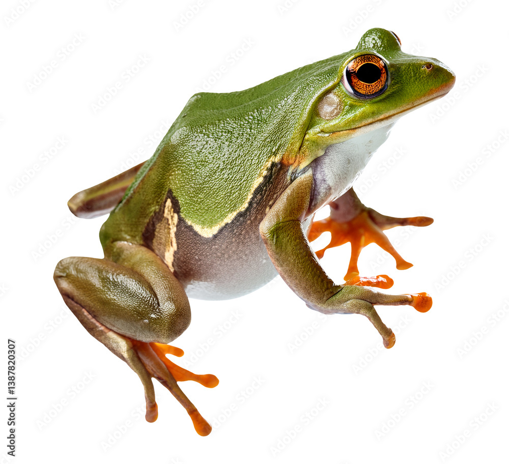 Obraz premium frog isolated on transparent background