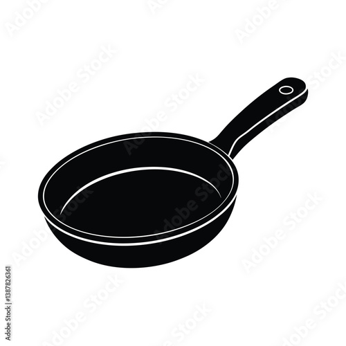 electric frying pan isolated on white background
