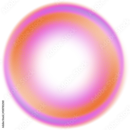 Abstract gradient orange pink png asset 