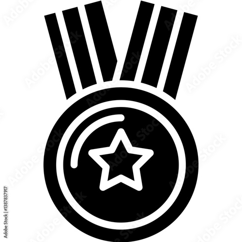 Photography Medal Icon Vector Element