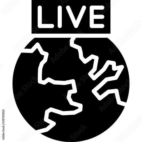 Live Icon Vector Element
